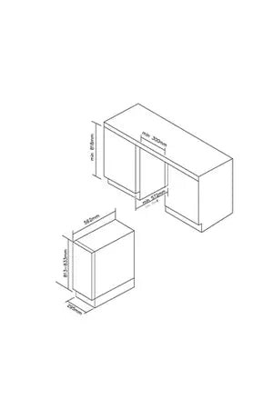 Cave de service Candy CCVB 30F/1