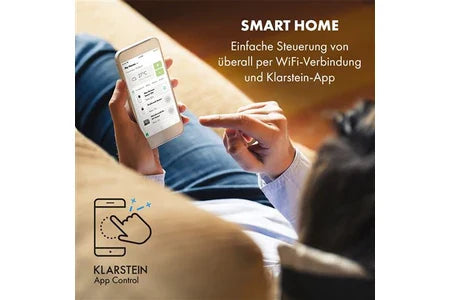Climatiseur mobile KLARSTEIN Climatiseur mobile Max Breeze Smart mobile15000 BTU/h (4,4 kW) CEE A