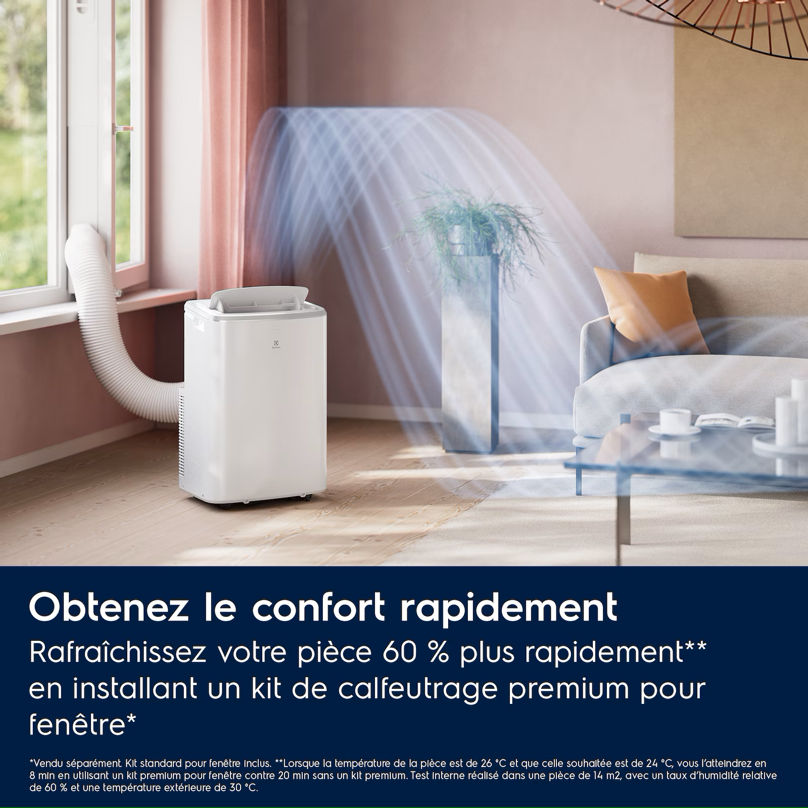 Climatiseur mobile Comfort 600 EXP38U340CW