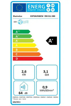 Climatiseur mobile Electrolux EXP26U538CW