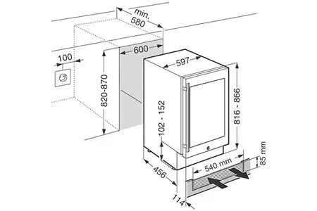 Cave de service Liebherr UWKES1752-22
