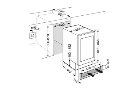 Cave de service Liebherr UWTGB1682-20