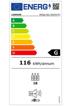 Cave de service Liebherr WKEGB 582