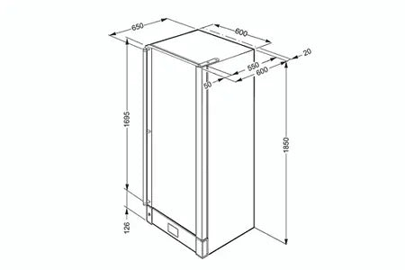 Cave de vieillissement Smeg SCV115A