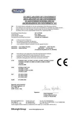 Climatiseur mobile Delonghi PAC EM90SILENT CL.A
