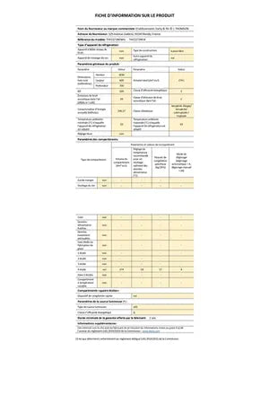 Congélateur armoire Thomson THFZ272NFIX