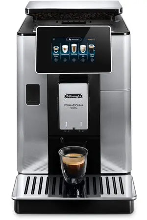 Expresso Avec Broyeur Delonghi Primadonna Soul Ecam610.75.Mb Metal Et Noir