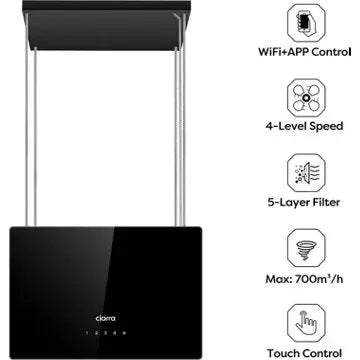 Hotte décorative îlot CIARRA CD4850B