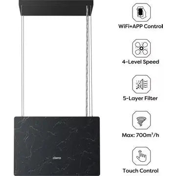 Hotte décorative îlot CIARRA CD4850GB