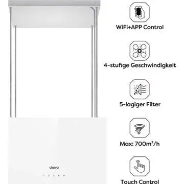 Hotte décorative îlot CIARRA CD4850S