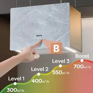 Hotte décorative îlot CIARRA CD4850W