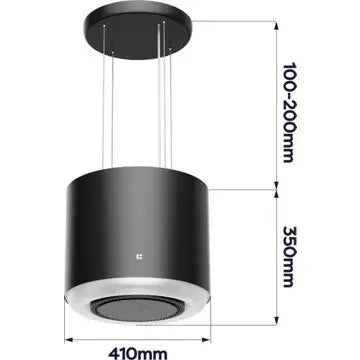 Hotte décorative îlot CIARRA VM4838B