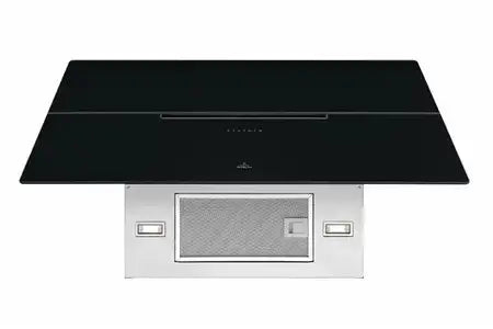 Hotte décorative murale Roblin Hotte inclinée MOLIERE 800 VERRE NOIR