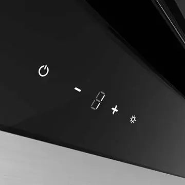 Hotte décorative murale inclinée CIARRA 736NBK60