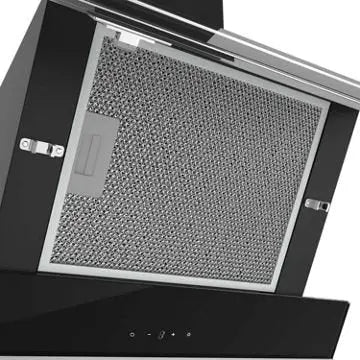 Hotte décorative murale inclinée CIARRA 736NBK60