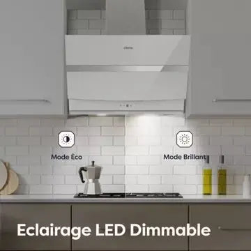 Hotte décorative murale inclinée							CIARRA				736NWH60