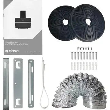 Hotte décorative murale inclinée							CIARRA				736NWH60