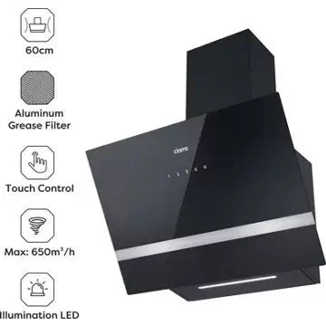 Hotte décorative murale inclinée CIARRA CD6736HB