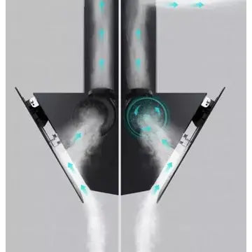 Hotte décorative murale inclinée CIARRA CD6736HG