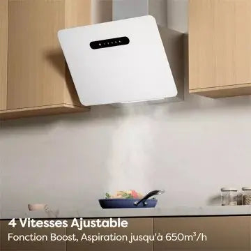 Hotte décorative murale inclinée CIARRA	CD6736KW