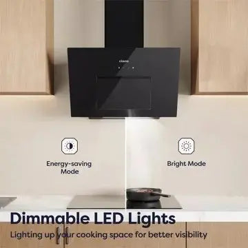 Hotte décorative murale inclinée							CIARRA				CD6736MB