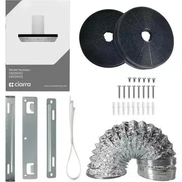 Hotte décorative murale CIARRA CBCS9102