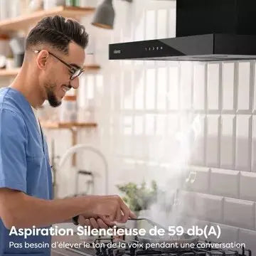 Hotte décorative murale CIARRA CD6102B