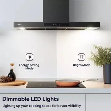 Hotte décorative murale CIARRA CD9102B-P