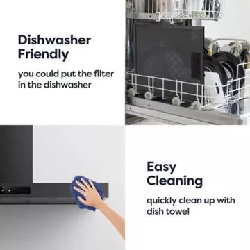 Hotte décorative murale CIARRA CD9102B-P