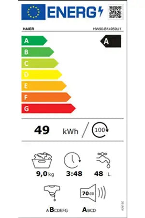 Lave-linge hublot Haier HW90-B14959U1