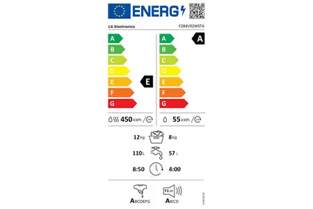 Lave-linge séchant Lg F284V92WSTA