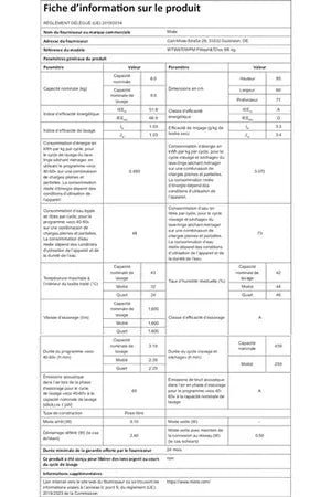 Lave-linge séchant Miele WTW870WPM