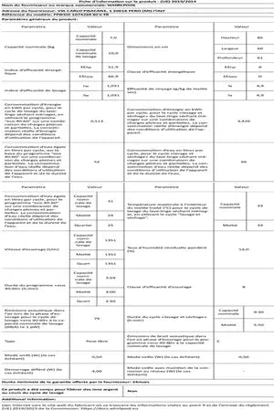 Lave-linge séchant Whirlpool FFWDD1074269BCVFR