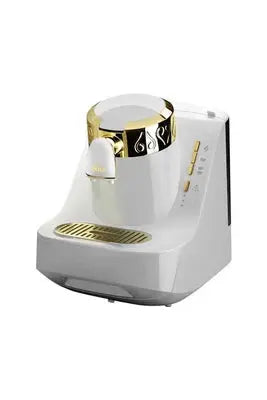 Machine à café encastrable Arzum OK008-W Cafetière moka or, blanc Nombre de tasse=2