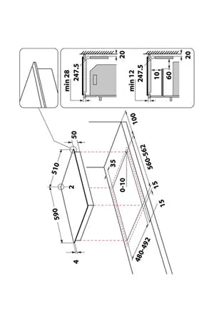 Plaque induction Whirlpool WFS5060CPBF CLEANPROTECT