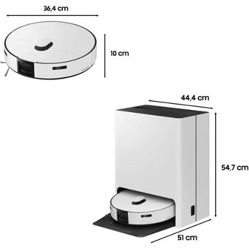 Robot Aspirateur Laveur							SAMSUNG 				Jet Bot Combo AI VR7MD97A14G