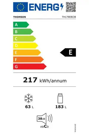 Refrigerateur congelateur en bas Thomson Encastrable TH178EBI38